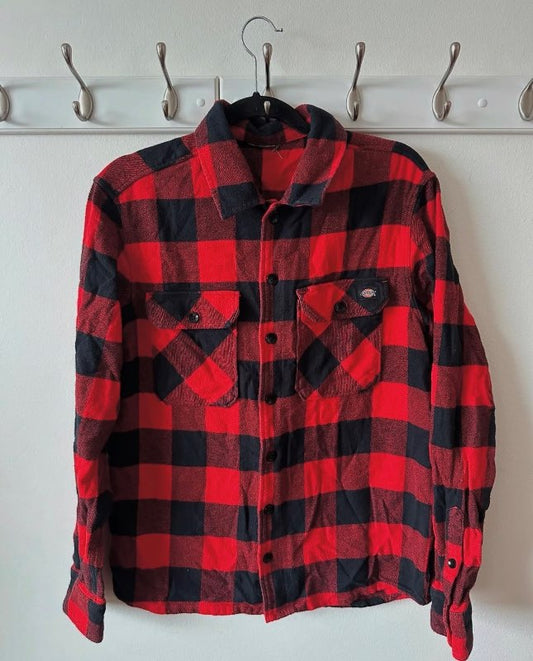 Dickies skyrta/jakki rauðköflóttur