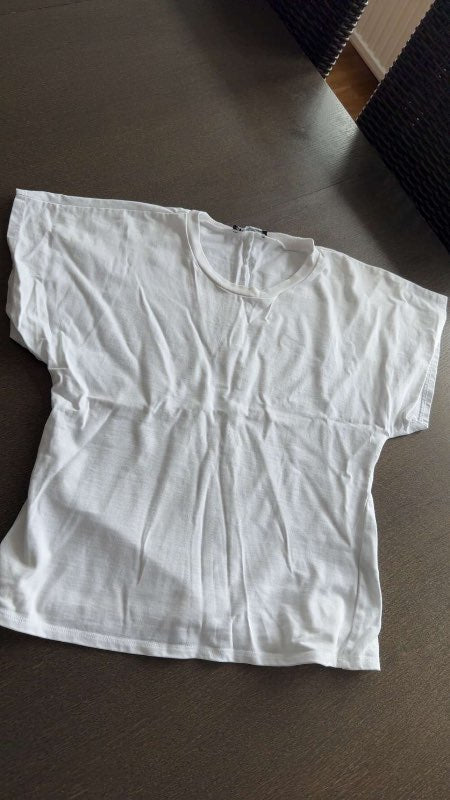 Zara hvítur bolur