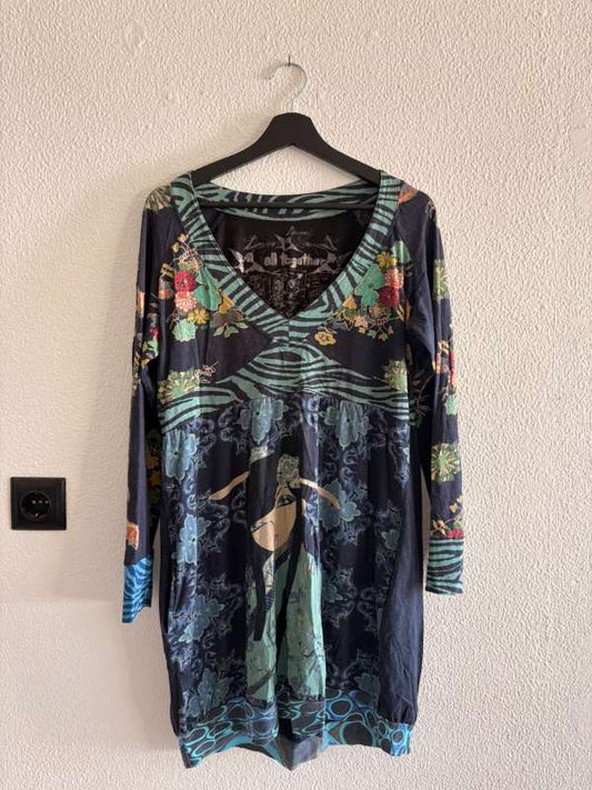 Desigual kjóll með litríku mynstri