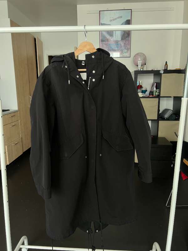 ARKET parka jacket black