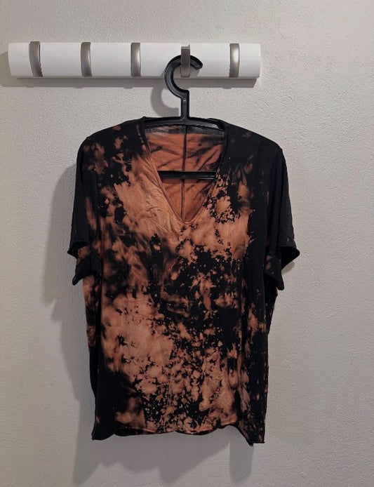 Tie dye svartur bolur