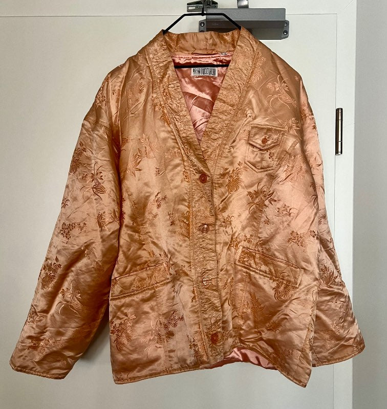 Vintage satin quilted jacket