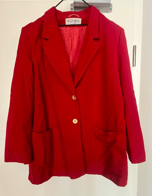 Vintage wool and cashmere blend jacket