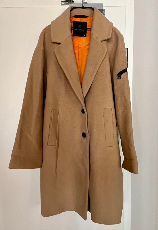 Wool and cashmere mix camel coat (Creenstone)