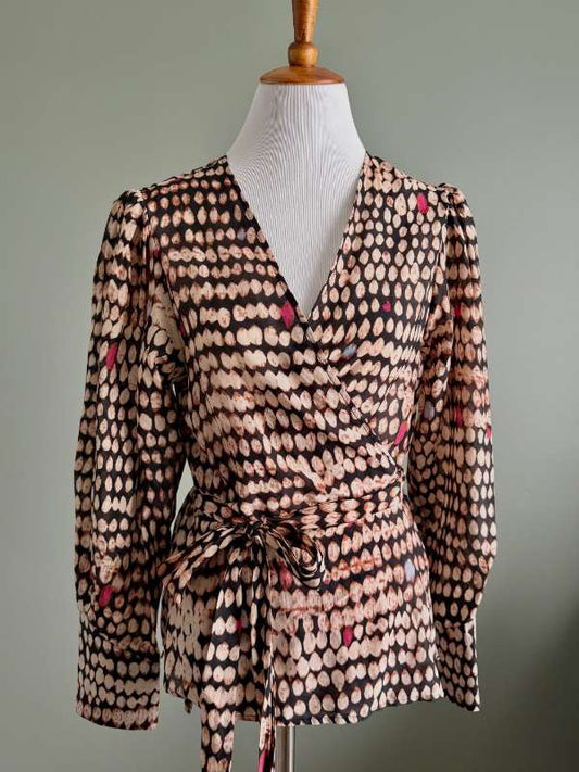 BCBG kimono toppur doppótt marglit