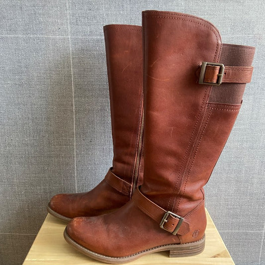 Timberland leðurstígvél