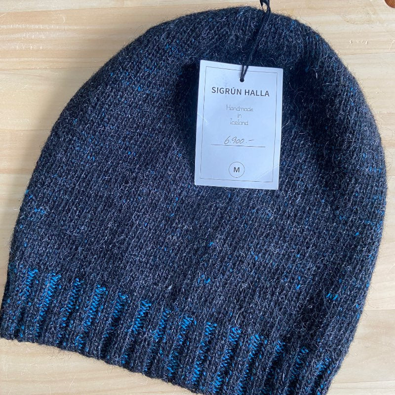 Húfa íslensk ull og merino - Boutique Handmade