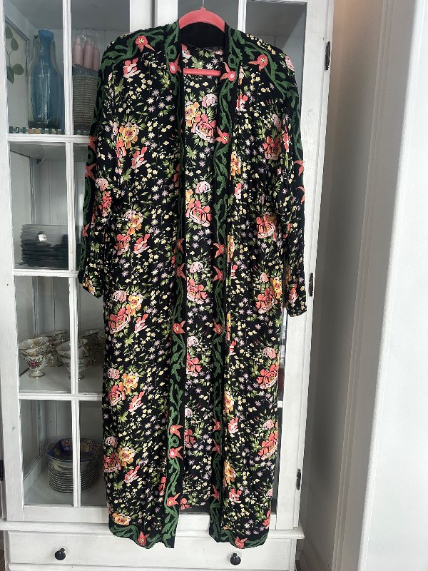 Kimono blóma marglitur