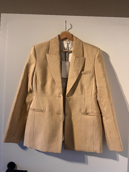 Zara blazer gull