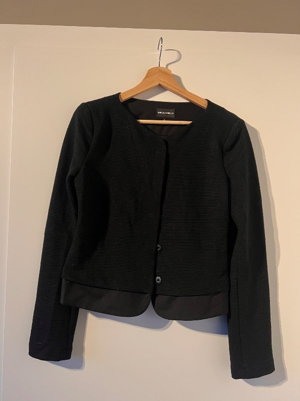 Emporio Armani jakki svartur
