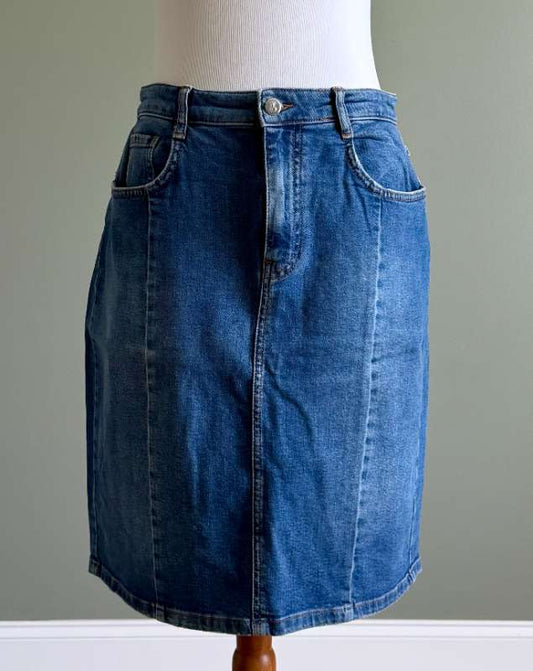 Ónotað Pilcro by Anthropologie hnésítt gallapils