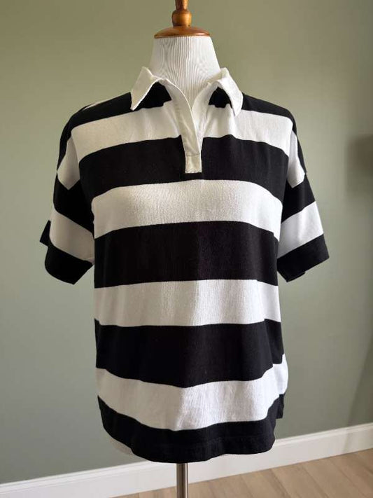 River Island röndóttur polo bolur
