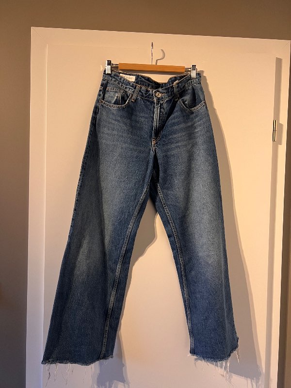 Zara gallabuxur bláar