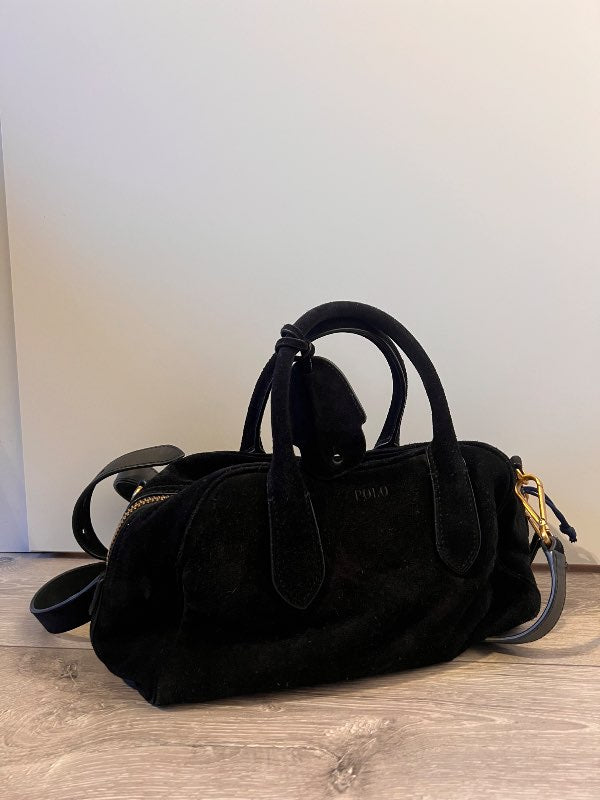 Polo RalphLauren veski rúskinn svart