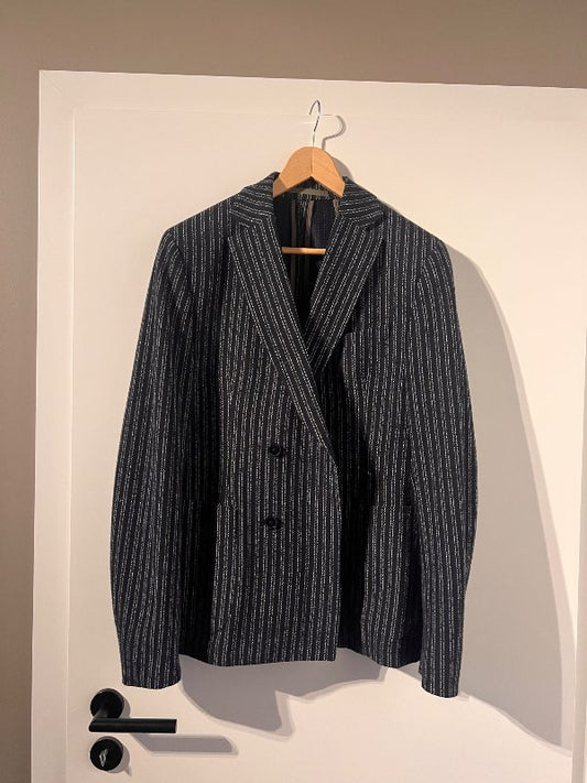 Benvenuto blazer röndóttur blár/hvítur