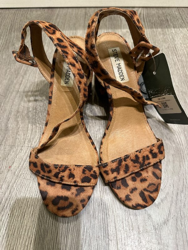Steve Madden leopard hælaskór