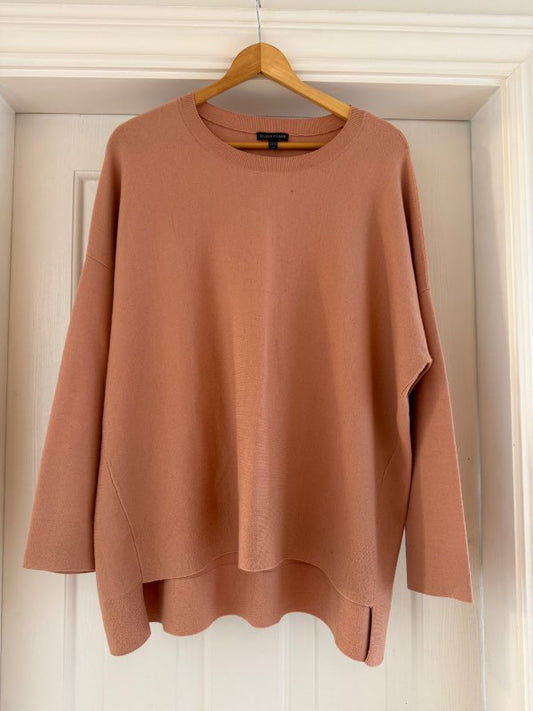 Laxableik peysa frá Eileen Fisher