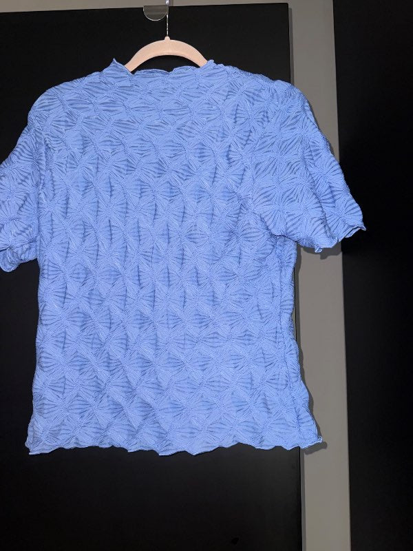 River Island ljósblá stutter má bolur