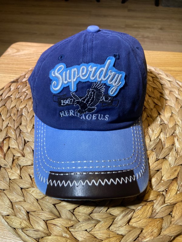 Baseball cap blue superdry