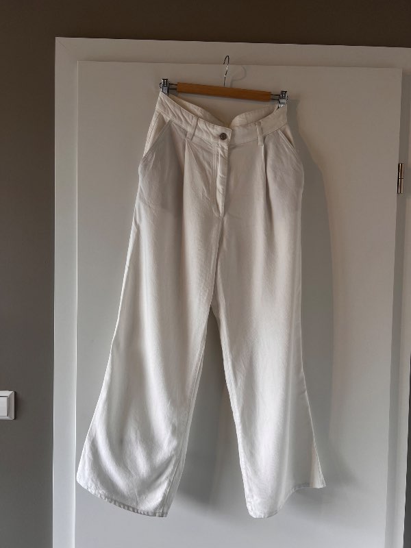 MassimoDutti buxur hvítar