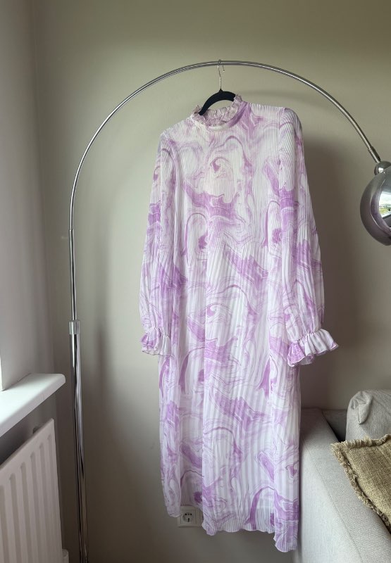 GANNI Georgette kjóll