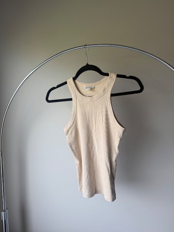 MONKI ribbed hlýrabolur