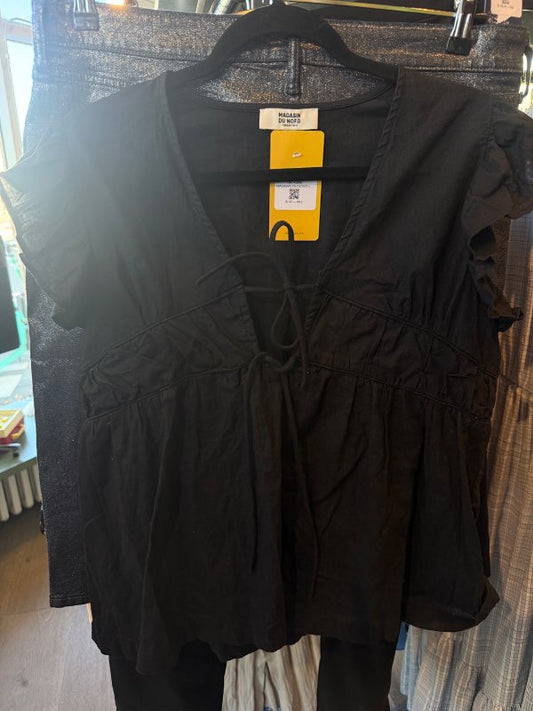 MAGASIN DU NORD hörblönduð blússa