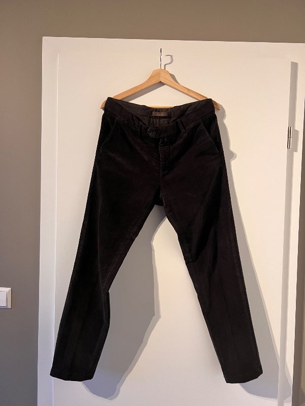 Bsettecento flauel buxur brúnar