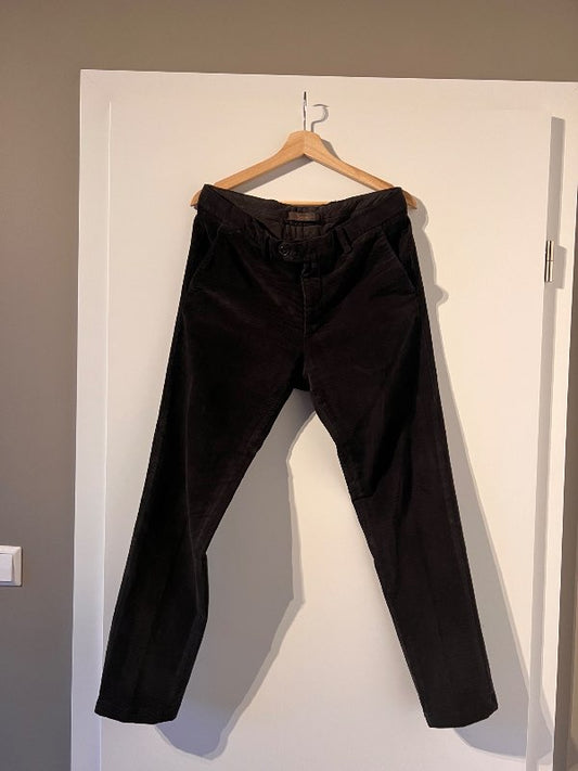 Bsettecento flauel buxur brúnar