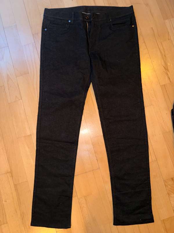 Mosagrænar herramanna buxur