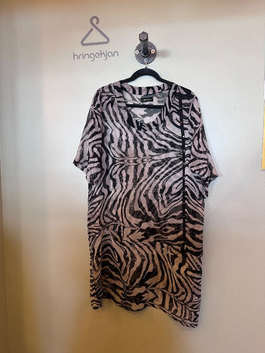 Tiger print kjóll
