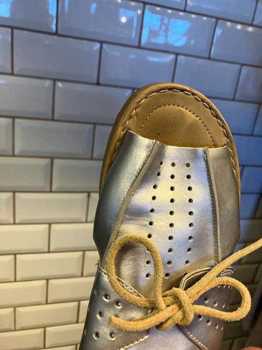 Camper silfur sandalar