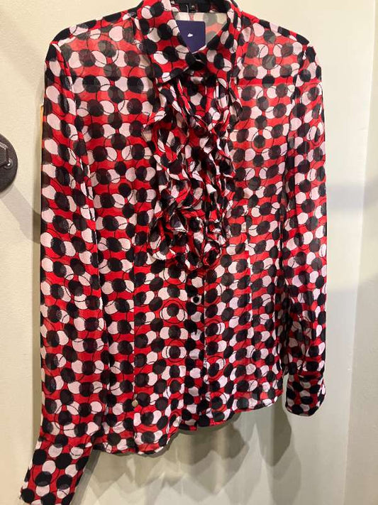 Silkiskyrta flamenco