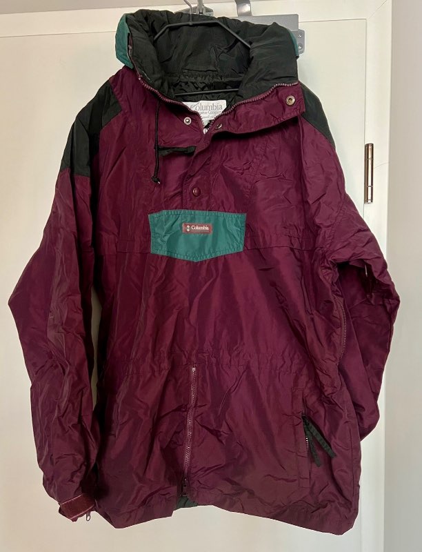 Vtg 90’s Columbia color-blocked anorak