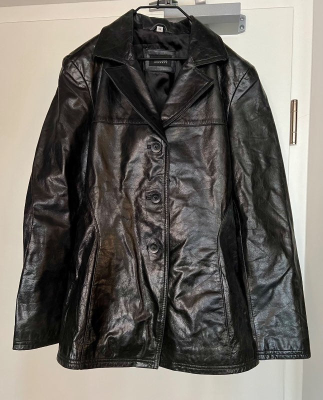 Vintage real leather blazer (Essentiel Outdoor)