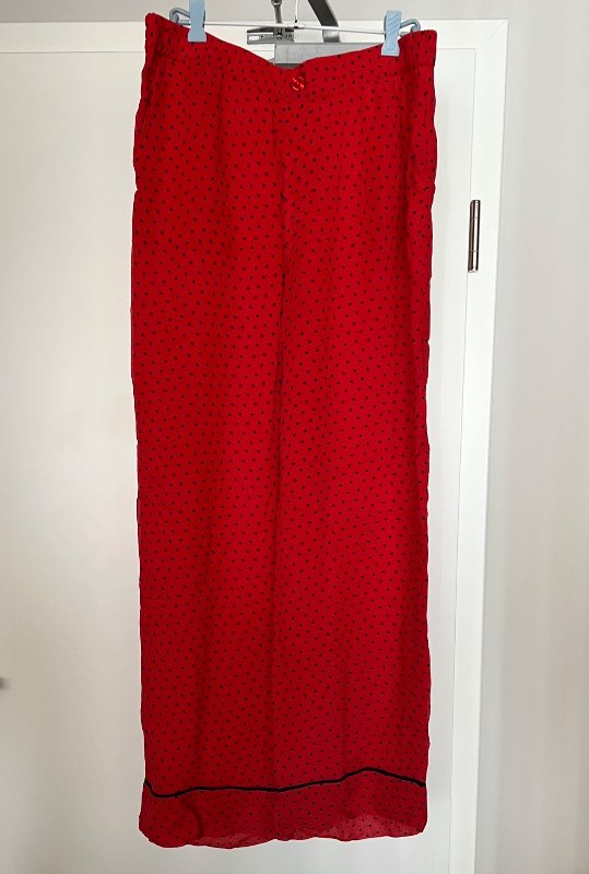 Ganni Polka Dot wide-leg trousers