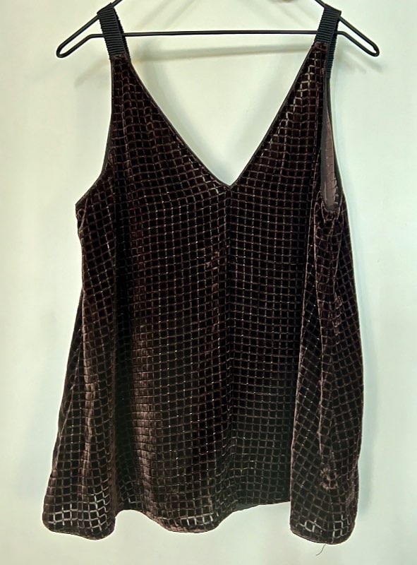 Massimo Dutti Velvet & Silk Camisole