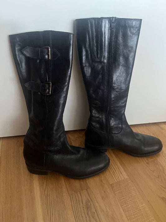 Leðurstígvél Clarks