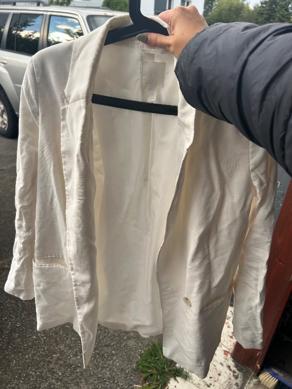 beige H&M blazer
