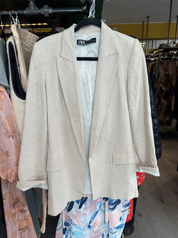 Zara hörjakki beige