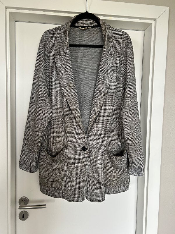 H&M jakki, köflóttur