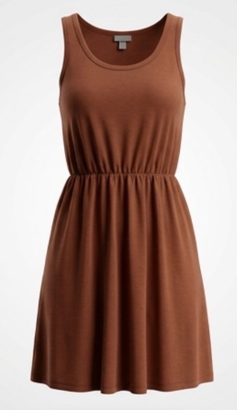 Sumarkjóll brúnn H&M