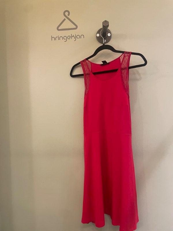 Vínrauður H&M kjóll