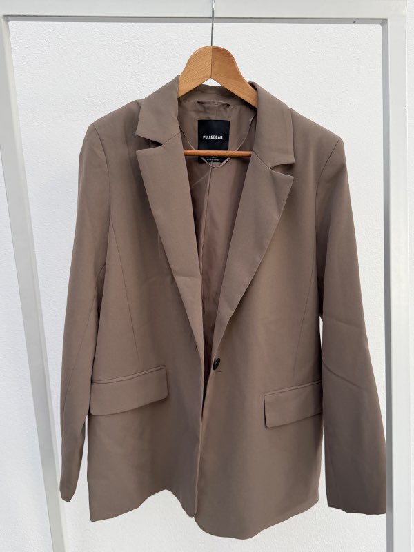 Ljós brúnn blazer
