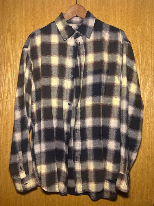 Brún plaid skyrta