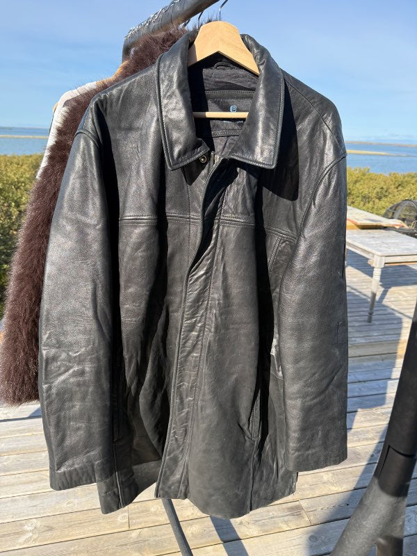 Kenneth Cole leðurjakki