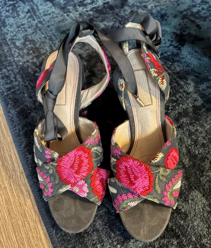 Topshop bundnir hælar