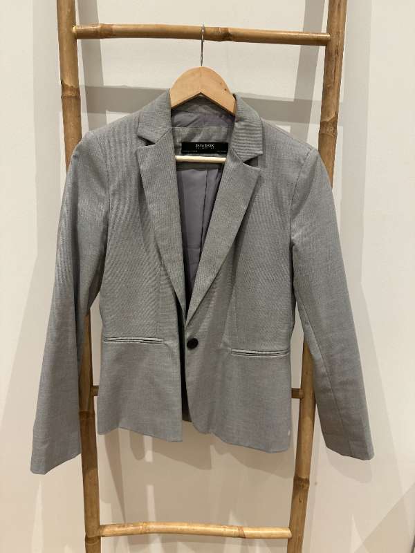 Grár Zara blazer jakki