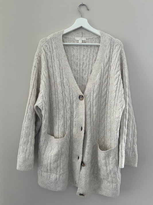 Hvítur cardigan