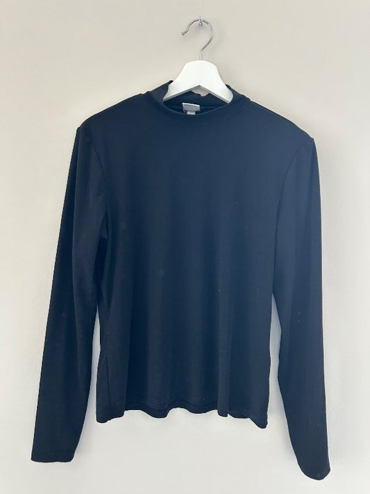 Svartur síðermabolur h&m